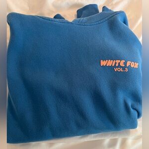 Please buy Blue and baby pink white fox hoodie